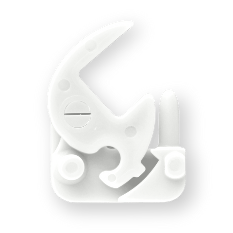 Finjak - Longboard Fin Screw Alternative Fin attachment FINJAK White  