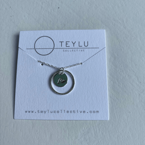 Wave Hoop Necklace Necklace Teylu   