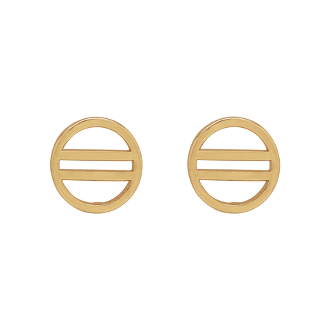 Pura Vida - Retro Sun Stud Earring Earrings Pura Vida Gold  