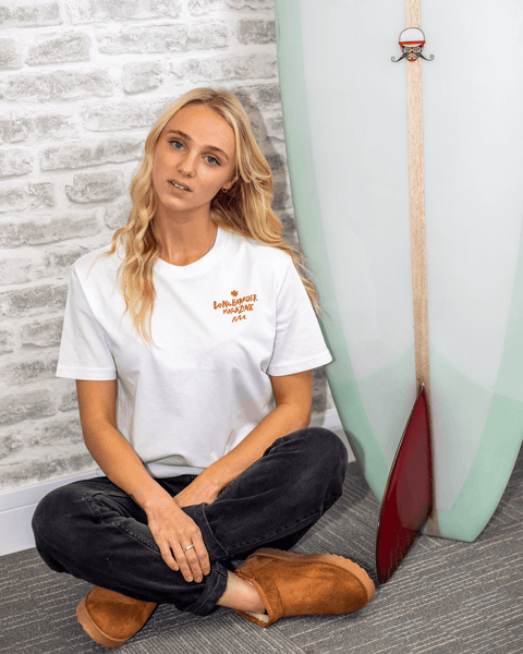 Good Times - Longboarder Magazine - Unisex T-Shirt White T-Shirt Longboarder Magazine   