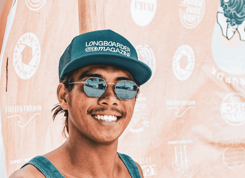 Longboarder Magazine Trucker Cap Cap Longboarder Magazine   